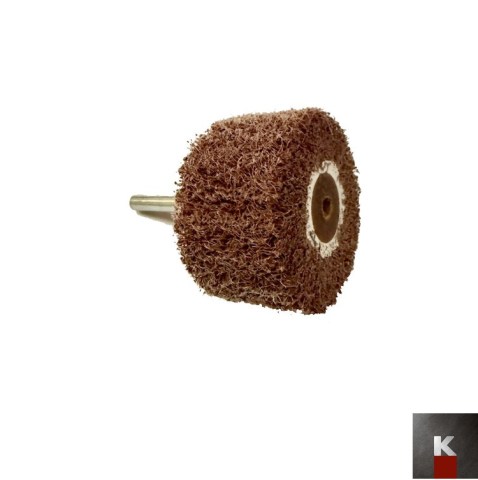 ruota scotch brite con alberino 50x30 K